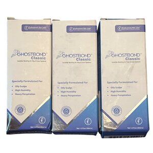 Ghostbond Classic Hair Bonding Glue 1.3oz  Lot of 3 NIB